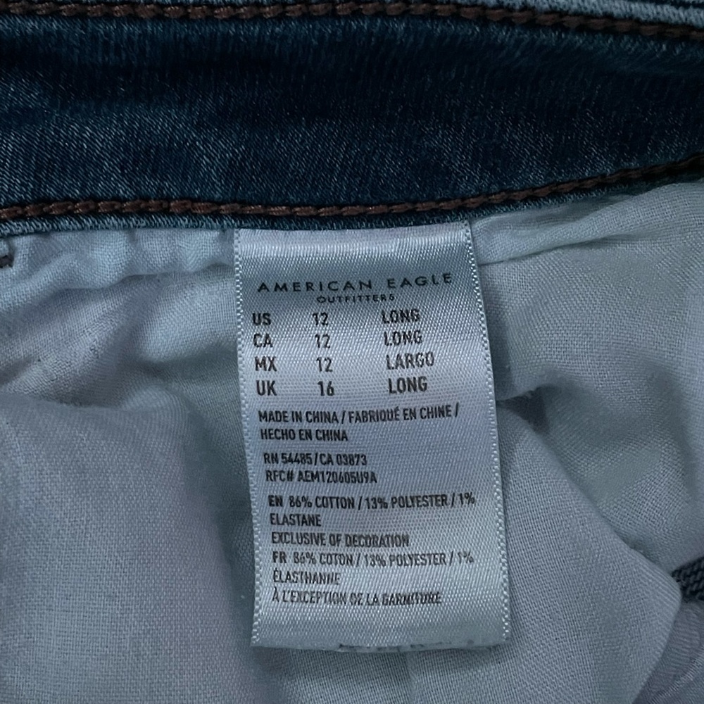 American eagle jeans size 12 long